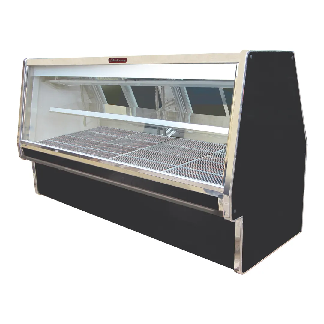 Howard-McCray SC-CMS34E-4-BE-LED 53" Double Duty Flat Refrigerated Meat Display Case