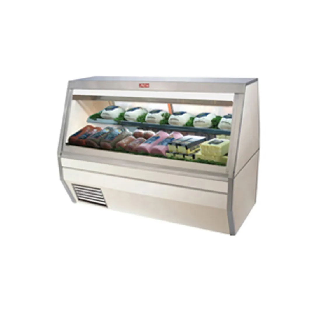Howard-McCray SC-CMS35-4-S-LED 50" Double Duty Flat Refrigerated Meat Display Case