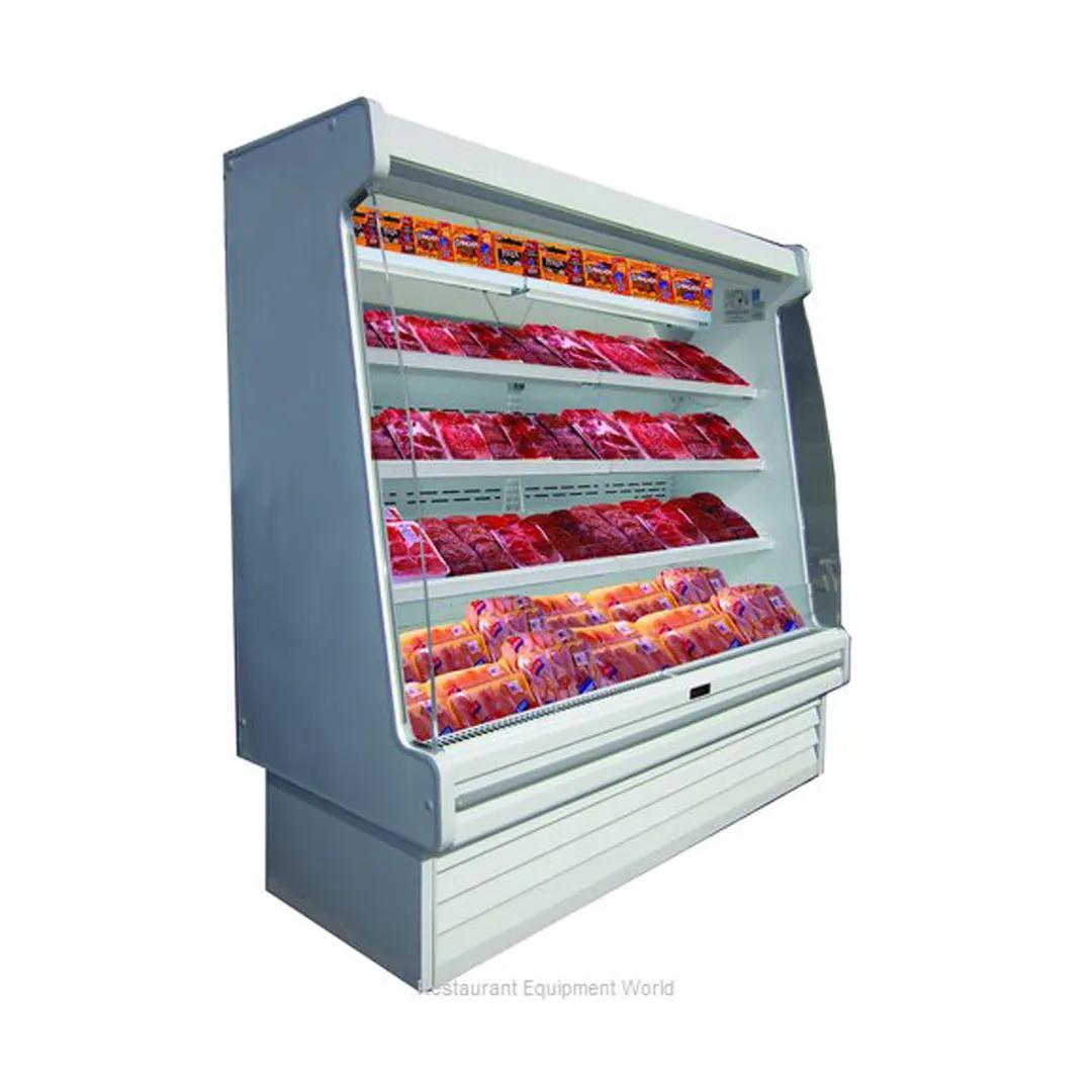 Howard-McCray SC-OM35E-4L-LED 51'' Vertical Packaged Meats Open Merhandiser in White