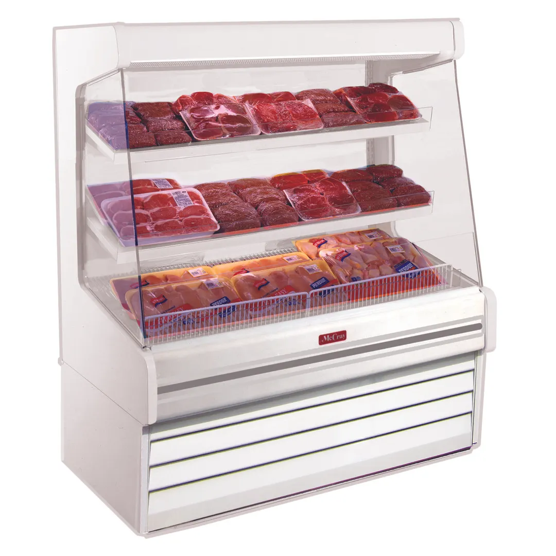 Howard-McCray SC-OP30E-4L-S-LED 51" Refrigerated Produce Display Case, Stainless