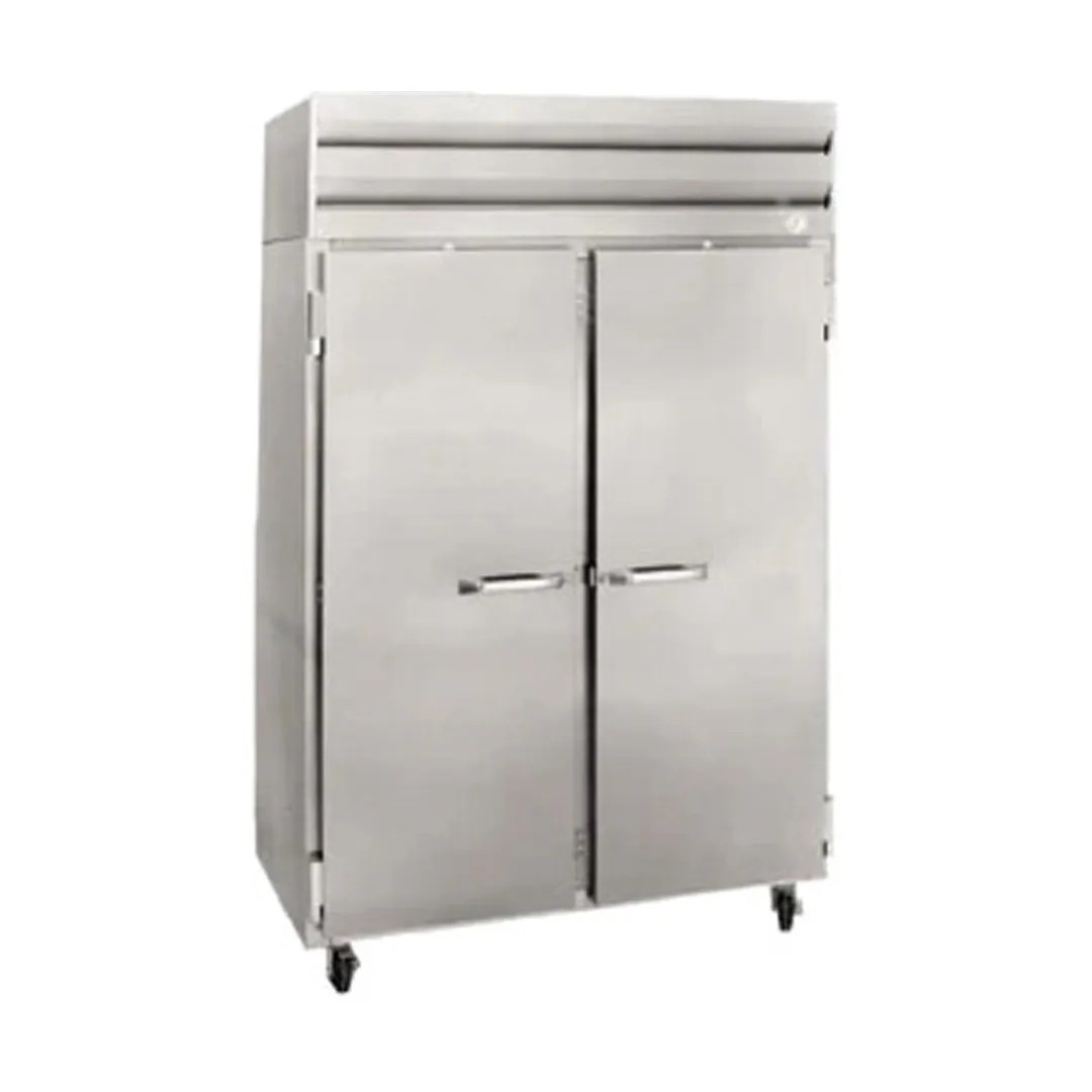 Howard-McCray SR48-S 52" 2-Section Reach-In Refrigerator w/ 2 Solid Doors, Remote, Stainless Steel, 48 cu. ft.