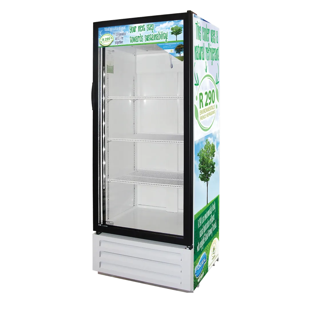 Howard-McCray VR-12-HC-US 25" One Glass Door Merchandiser Refrigerator in White, 12 cu. ft.