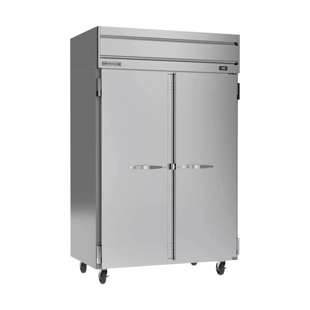 Beverage Air HR2HC-1S, 52" 2-Section Reach-In Refrigerator w/ 2 Solid Full Doors, Top Mounted, 1/3 hp, 47 cu. ft.