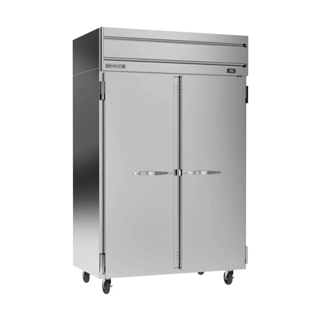 Beverage Air HRP2HC-1S, 52" 2-Section Reach-In Refrigerator w/ 2 Solid Full Doors, Top Mounted, 1/3 hp, 47 cu. ft.