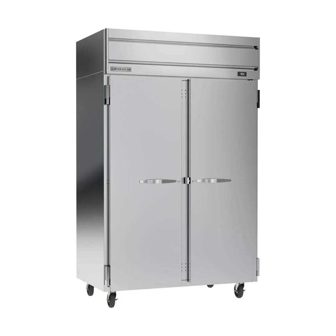 Beverage Air HRPS2HC-1S 52" 2-Section Reach-In Refrigerator w/ 2 Solid Full Doors, Top Mounted, 1/3 hp, 47 cu. ft.
