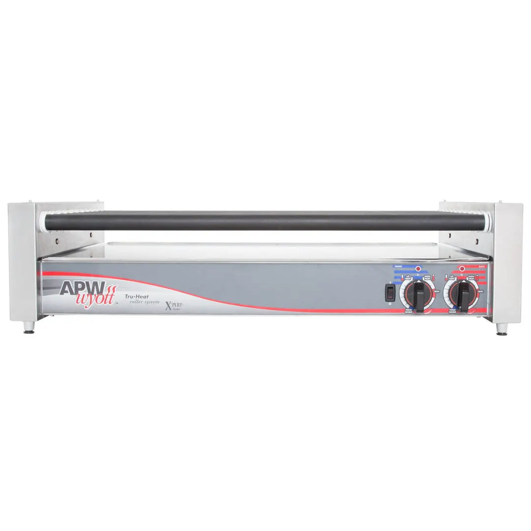 APW Wyott HRS-50 34" HotRod Hot Dog Grill w/ Infinite Controls, 11 Tru-Turn Rollers