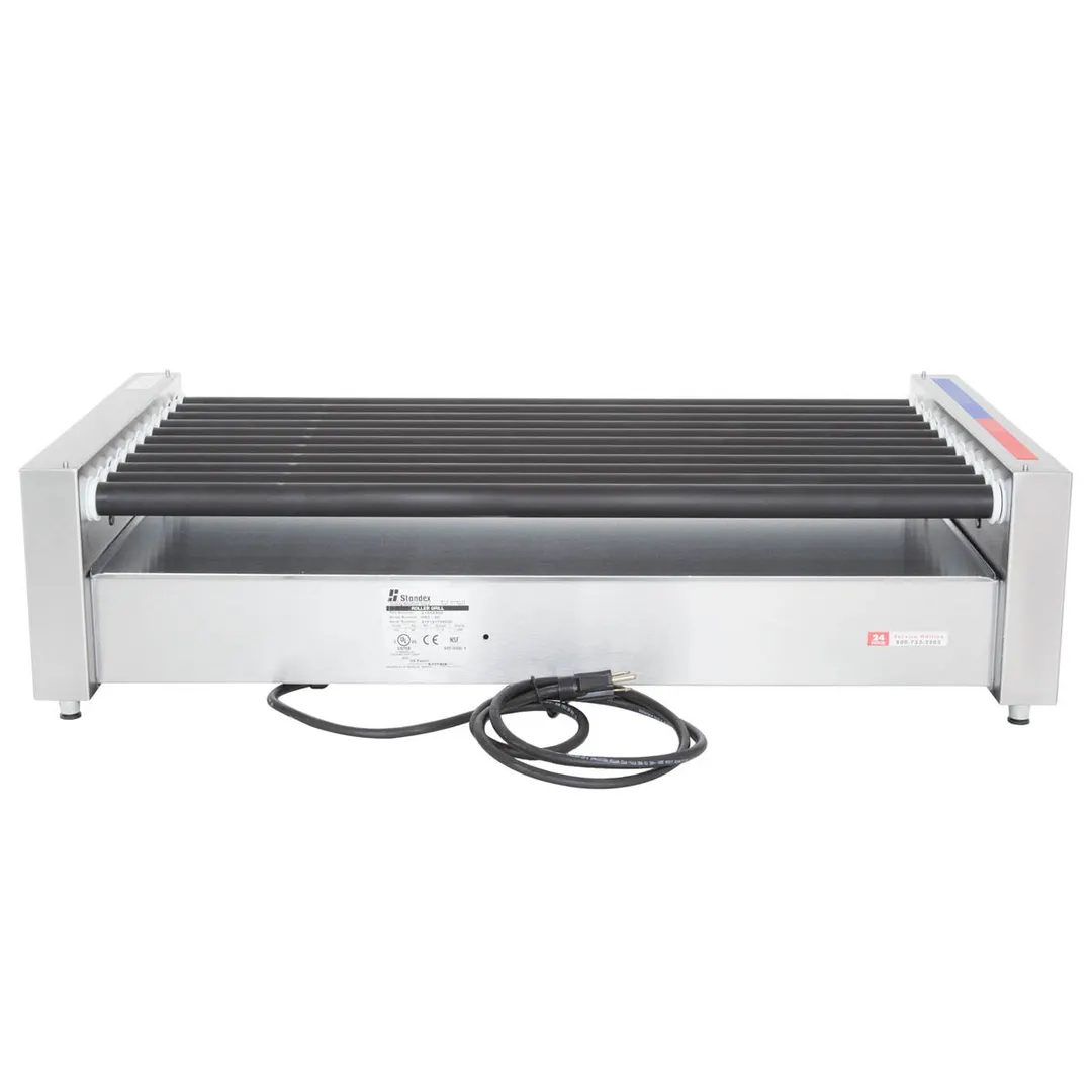 APW Wyott HRS-50 34" HotRod Hot Dog Grill w/ Infinite Controls, 11 Tru-Turn Rollers