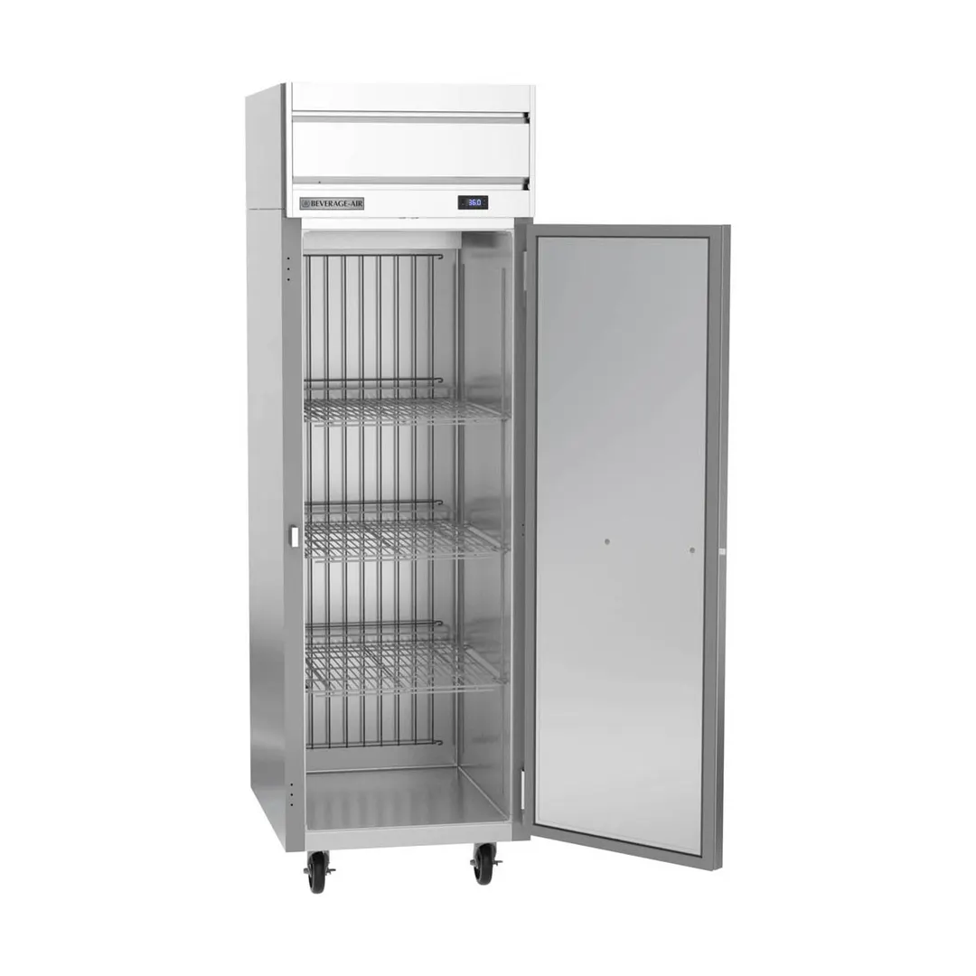 Beverage Air HRS1HC-1S 26" 1-Section Reach-In Refrigerator w/ Solid Full Door, Top Mounted, 1/4 hp, 21 cu. ft.