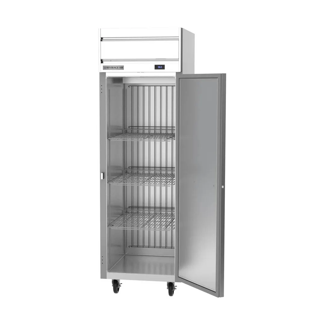 Beverage Air HRS1HC-1S 26" 1-Section Reach-In Refrigerator w/ Solid Full Door, Top Mounted, 1/4 hp, 21 cu. ft.
