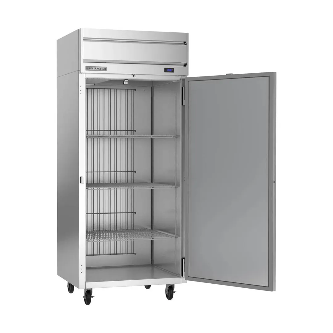 Beverage Air HRS1WHC-1S 35" 1-Section Wide Reach-In Refrigerator w/ Solid Full Door, Top Mounted, 1/4 hp, 31 cu. ft.