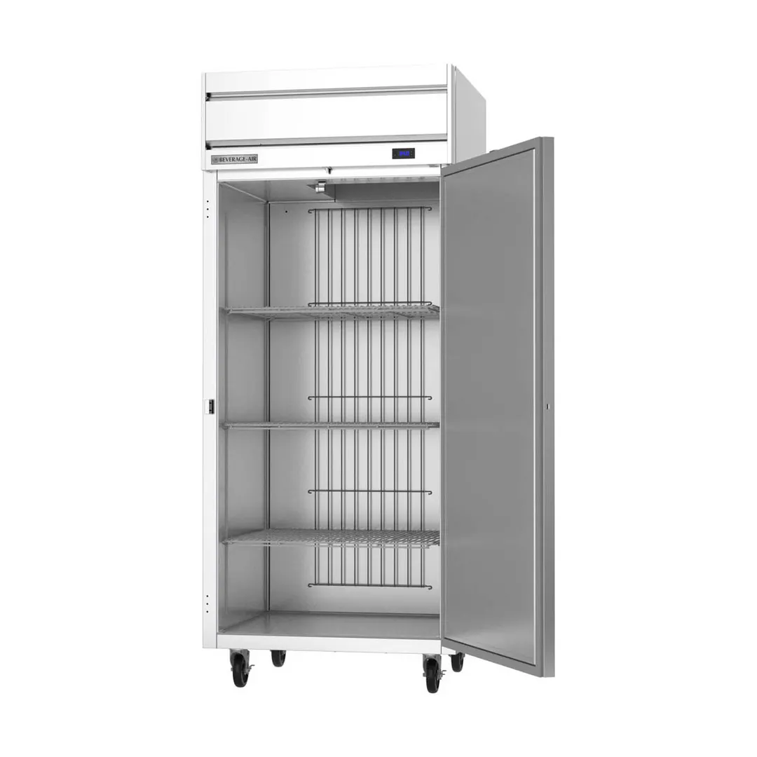 Beverage Air HRS1WHC-1S 35" 1-Section Wide Reach-In Refrigerator w/ Solid Full Door, Top Mounted, 1/4 hp, 31 cu. ft.