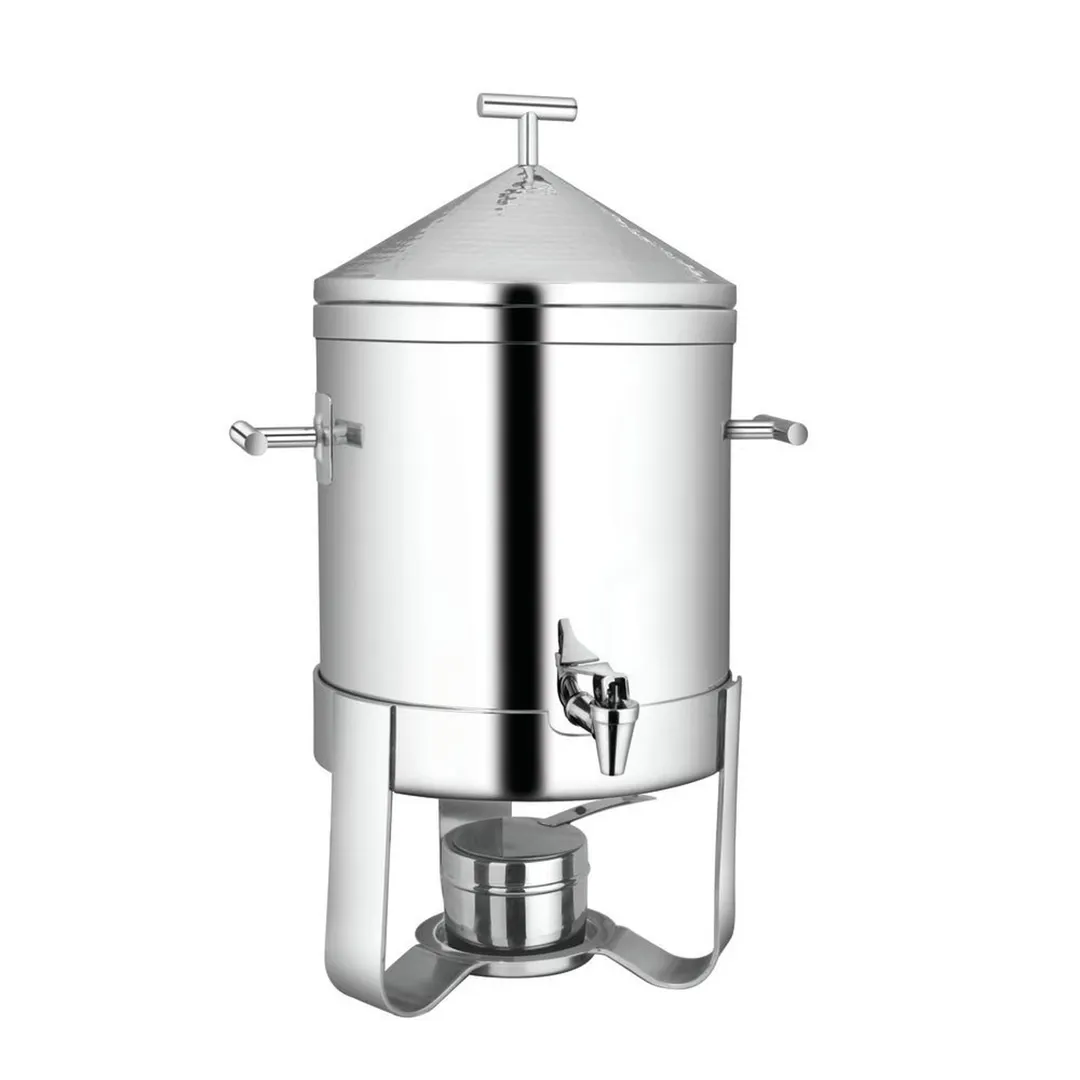 Hubert 21105 Coffee Chafer Urn, 100-Cup 13-1/2" x 10-1/4" x 21-1/2", Stainless Steel, Canned Heat