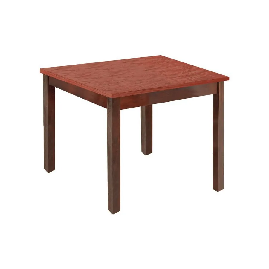 Hubert 23104 Rectangular Nesting Table, 32" x 26" x 28"H, Formica Laminate Plywood Top, Poplar Wood Frame, Two Tone Mahogany/Cherry