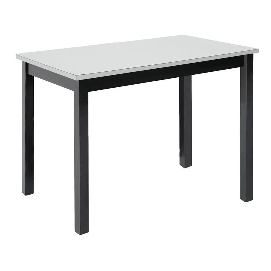 Hubert 36158 Rectangular Nesting Table, 40" x 20" x 28"H, Formica Laminate Top, Ebony Poplar Frame