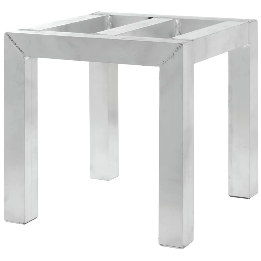 Hubert 55054 NSF 1500 lb. Aluminum Square Dunnage Rack - 12" x 12" x 12"H