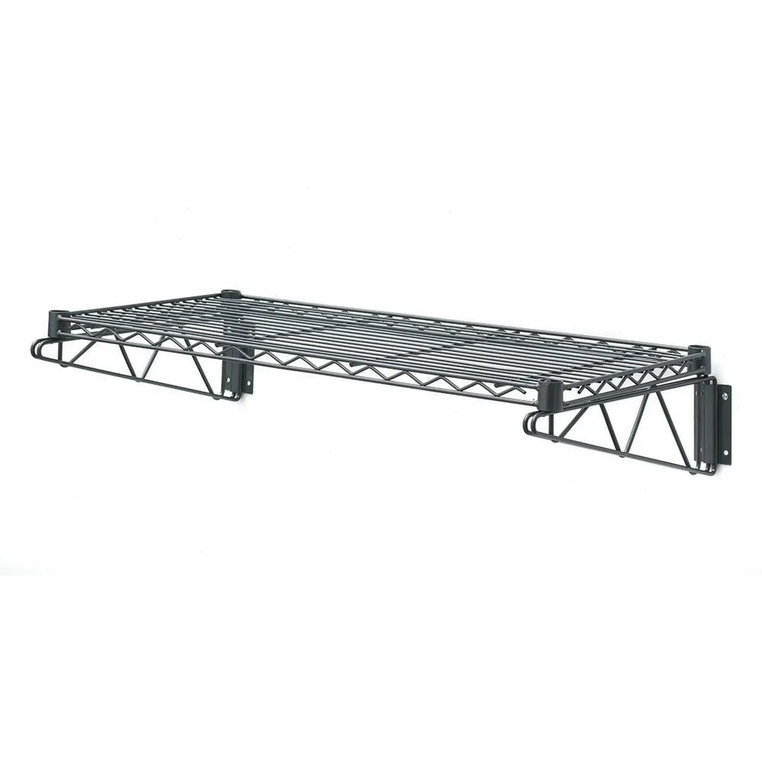 Hubert 56062 Flint Steel Wire Wall Shelf - 48"L x 18"D