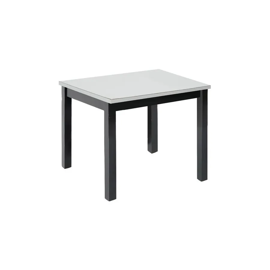 Hubert 57289 Rectangular Nesting Table, 24" x 20", Ebony/Poplar, Formica Laminate Top
