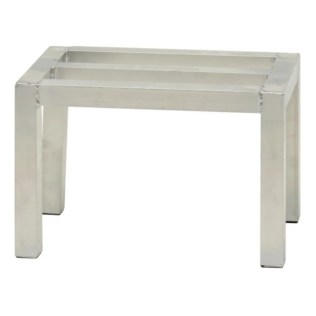 Hubert 64753 NSF 1500 lb. Rectangular Aluminum Dunnage Rack - 18" x 12" x 12"H