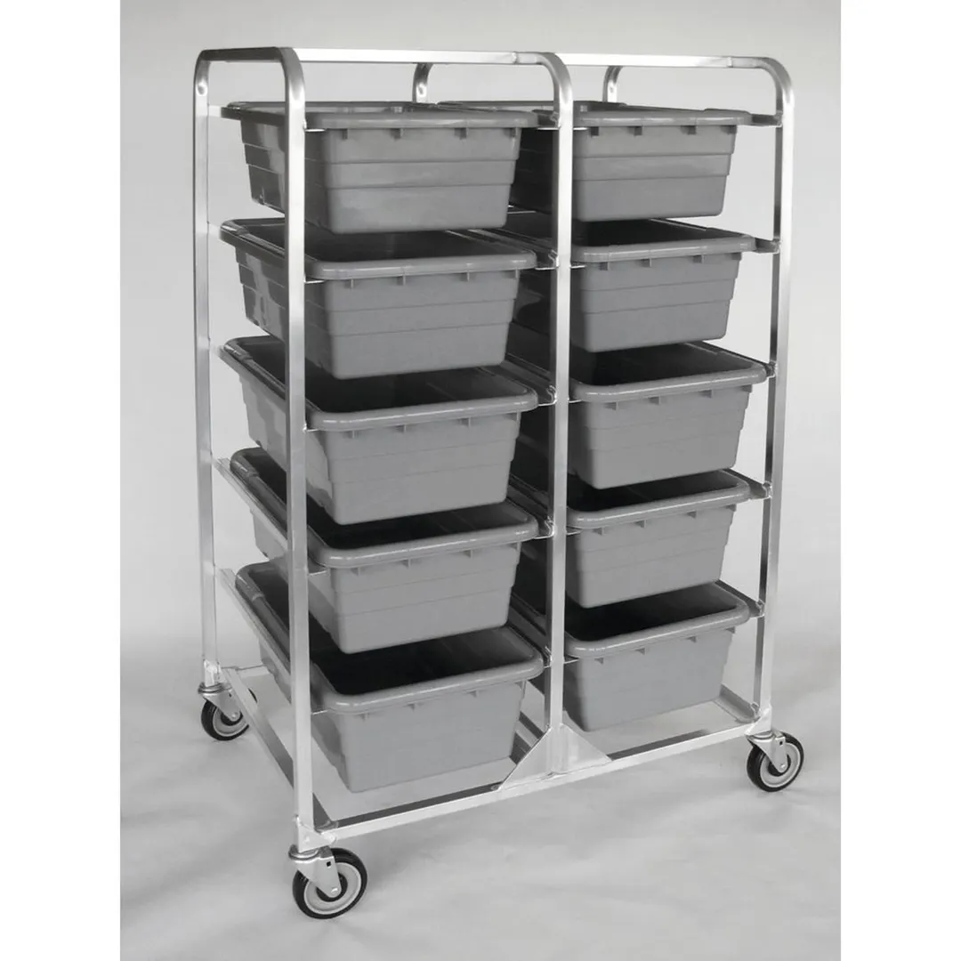 Aluminum Lug Dolly / Rack w/ 10 Lug Capacity - Hubert 67491