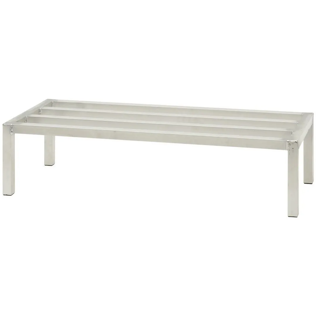 Hubert 73769 NSF 1500 lb. Rectangular Aluminum Dunnage Rack - 48" x 20" x 12"H