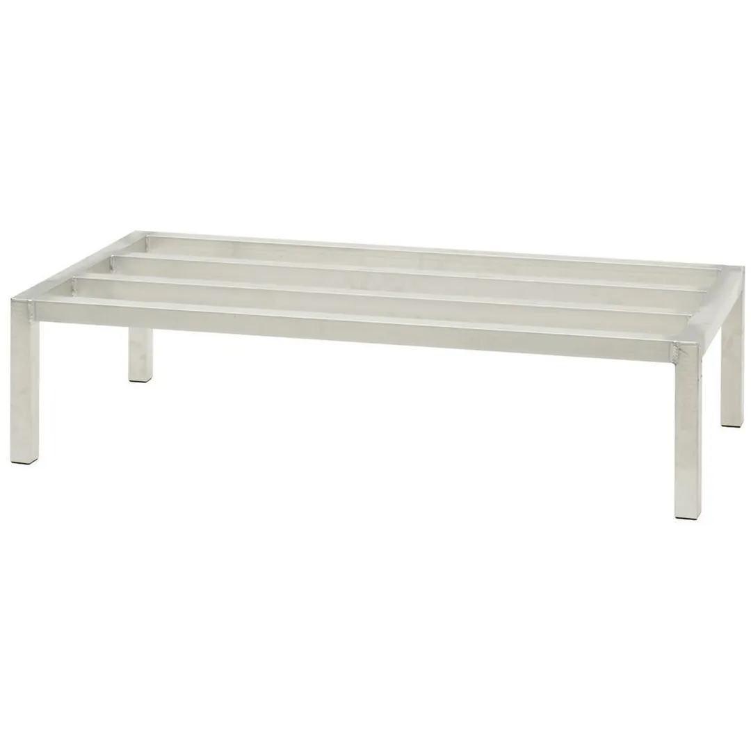 Hubert 75055 NSF 1500 lb. Rectangular Aluminum Dunnage Rack - 48" x 24" x 12"H