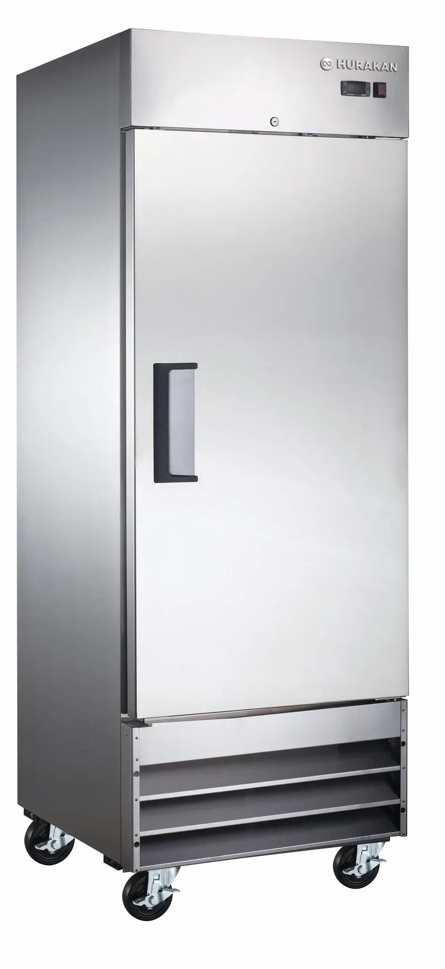 Hurakan HKN-GXE23R1E 29" 1-Door Reach-In Refrigerator, Bottom Mounted, 23 cu. ft.