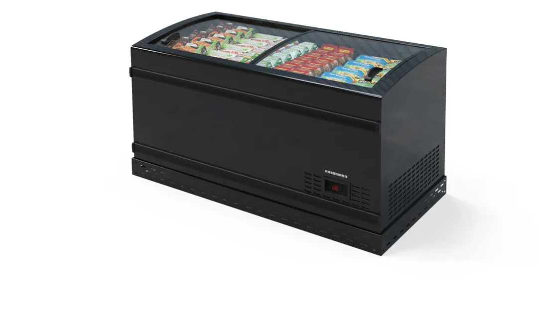 Hussmann BNKR2500A 96" Arch Series Glass Chest Freezer, 16.8 cu. ft.