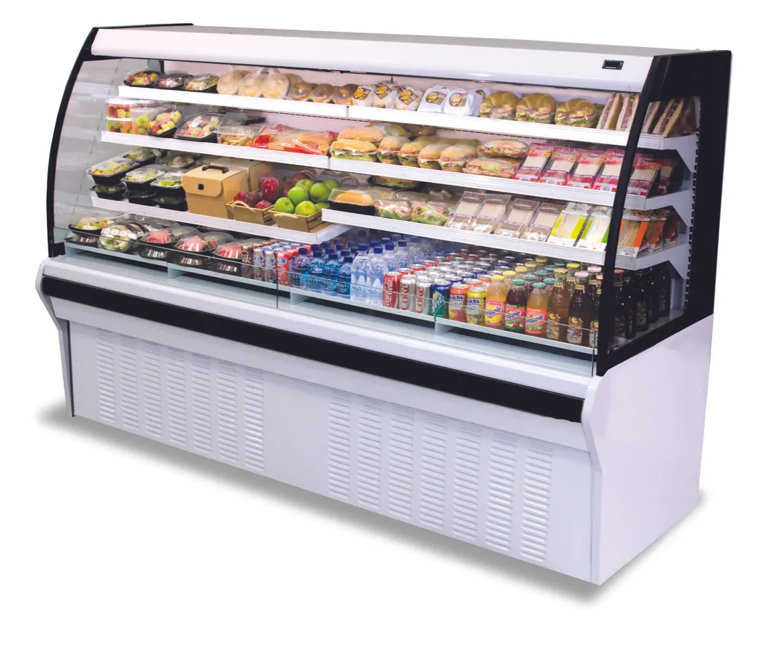 Hussmann IM-04-I5-S 63" Isla Refrigerated Multi-Deck Horizantal Open Air Merchandiser