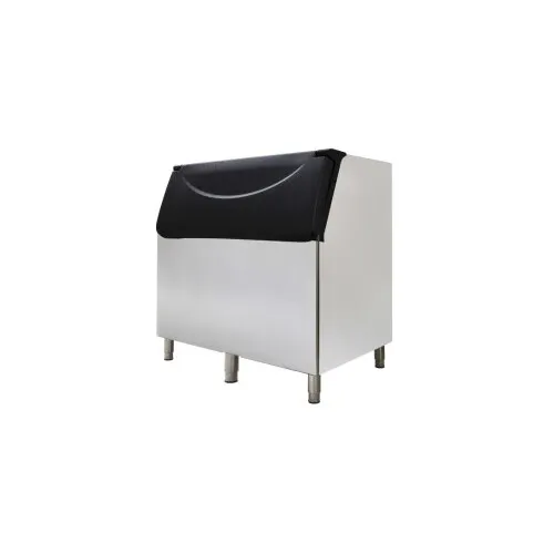 Icetro IB-085-48 Ice Bin, 48" Stainless Steel, Plastic Interior, 816 Ib Capacity, Top-Hinged Door