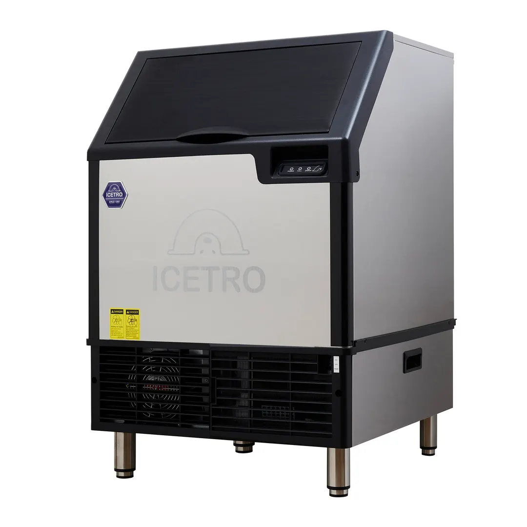 Icetro IU-0220-AH 26" Air Cooled Half Cube 202 lb Undercounter Ice Machine with 77 lb Bin