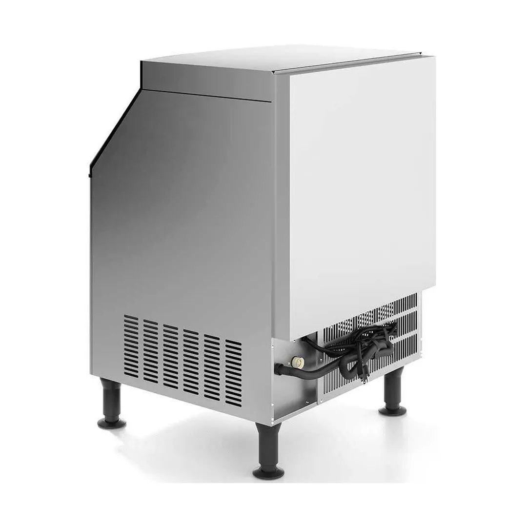 Coldline ICE280 Ice Maker Bin, 280 lb/24 hr Half-Cube, 80 lb Stainless Steel, 115V, ENERGY STAR®