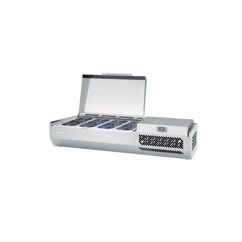 Infrico USA ICT-VIP1330SOLID 52" Ingredient Display Case, 4 Pan Capacity