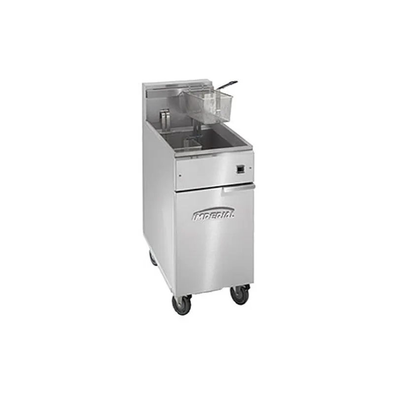 Imperial IFS-40-EU Full Pot Floor Model Electric Fryer w/ 40-lb., Thermostatic Controls, 2 Baskets