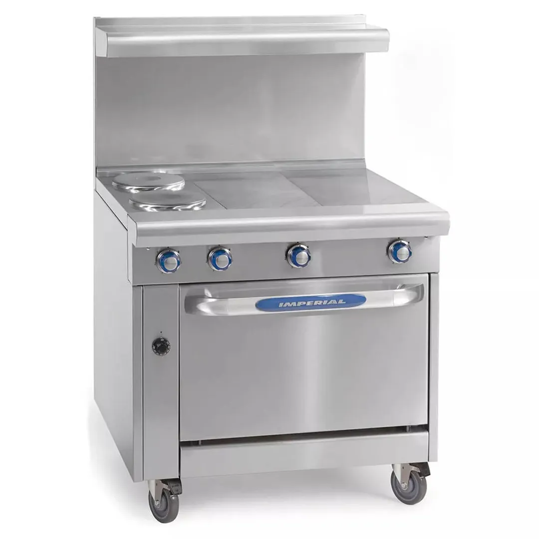 Imperial IHR-2HT-2-E 36" Electric Heavy Duty Range 