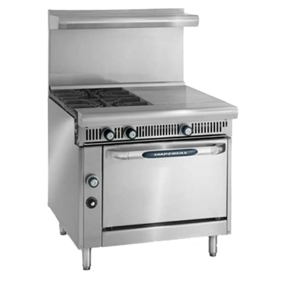 Imperial IHR-4-1HT-E-C 36" Electric Heavy Duty Range