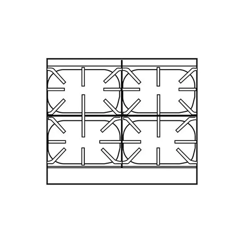 Imperial IHR-4 36" Gas Heavy Duty Range w/ (4) Open Burners, (1) Standard Oven, 200.000 BTU