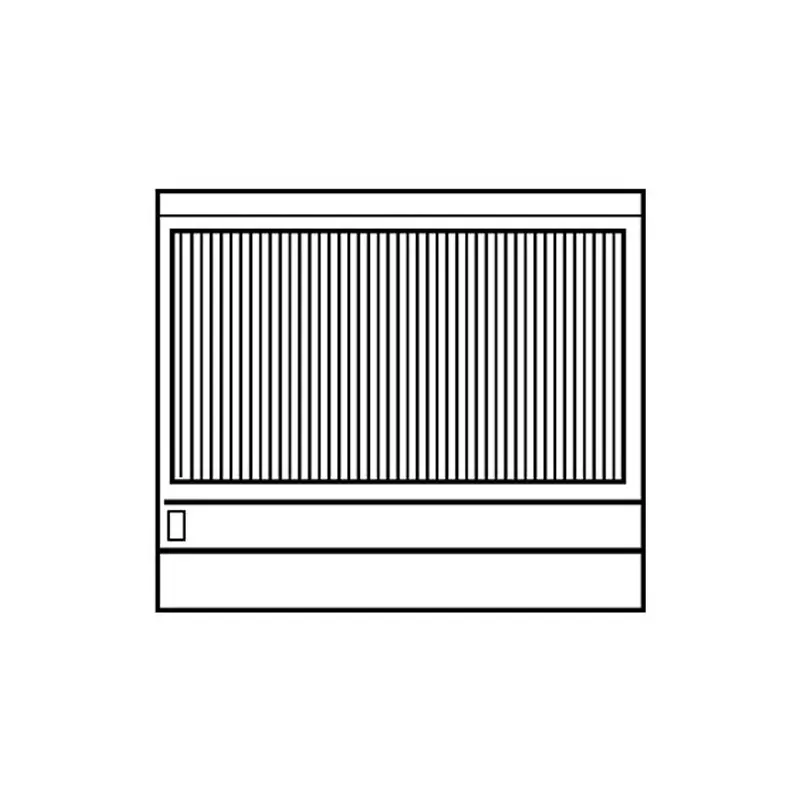 Imperial IHR-RB-M 36" Gas Heavy Duty Range w/ 36" Full Radiant Charbroiler, Modular, 90.000 BTU