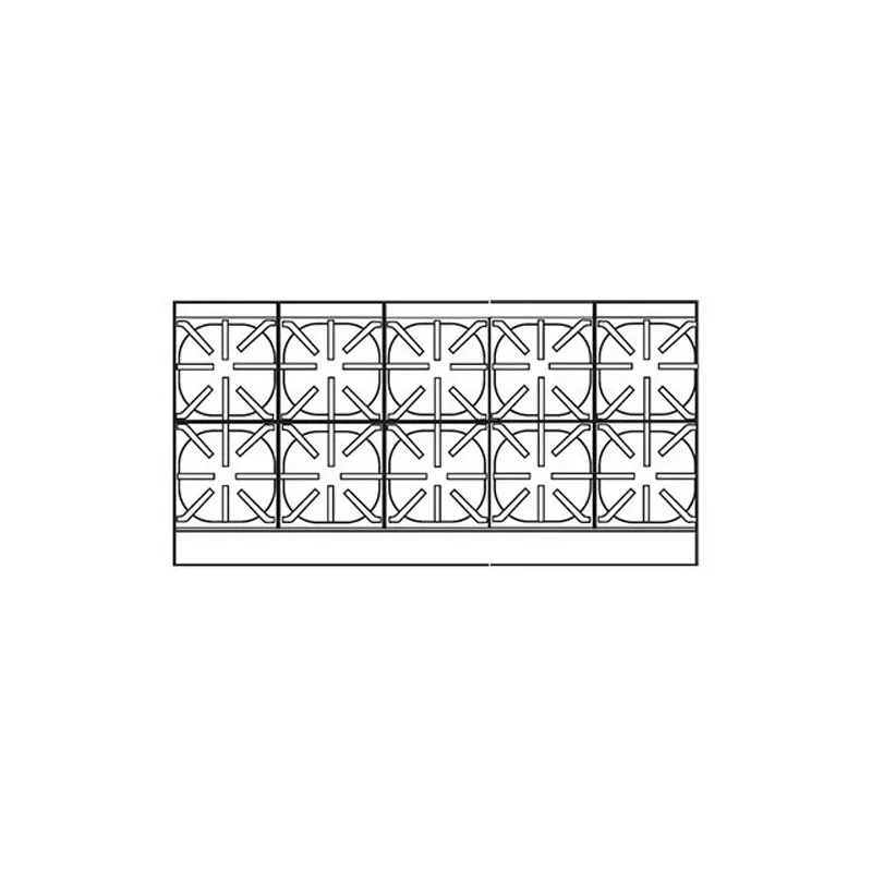 Imperial IR-10-SU-C 60" Gas Restaurant Range, (10) Open Burners w/ 5 Step-Up, (1) Standard Oven, (1) Convection Oven, 385.000 BTU