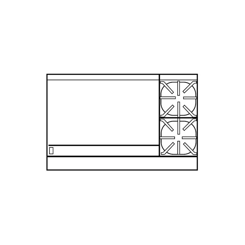 Imperial IR-2-G36-C-XB 48" Gas Restaurant Range w/ (2) Open Burners, 36" Griddle, (1) Convection Oven, (1) Cabinet Base,154.000 BTU 