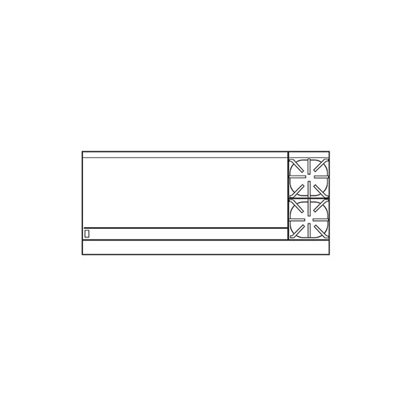 Imperial IR-2-G60-C-XB 72" Gas Restaurant Range w/ (2) Open Burners, 60" Griddle, (1) Convection Oven, (1) Cabinet Base, 194.000 BTU