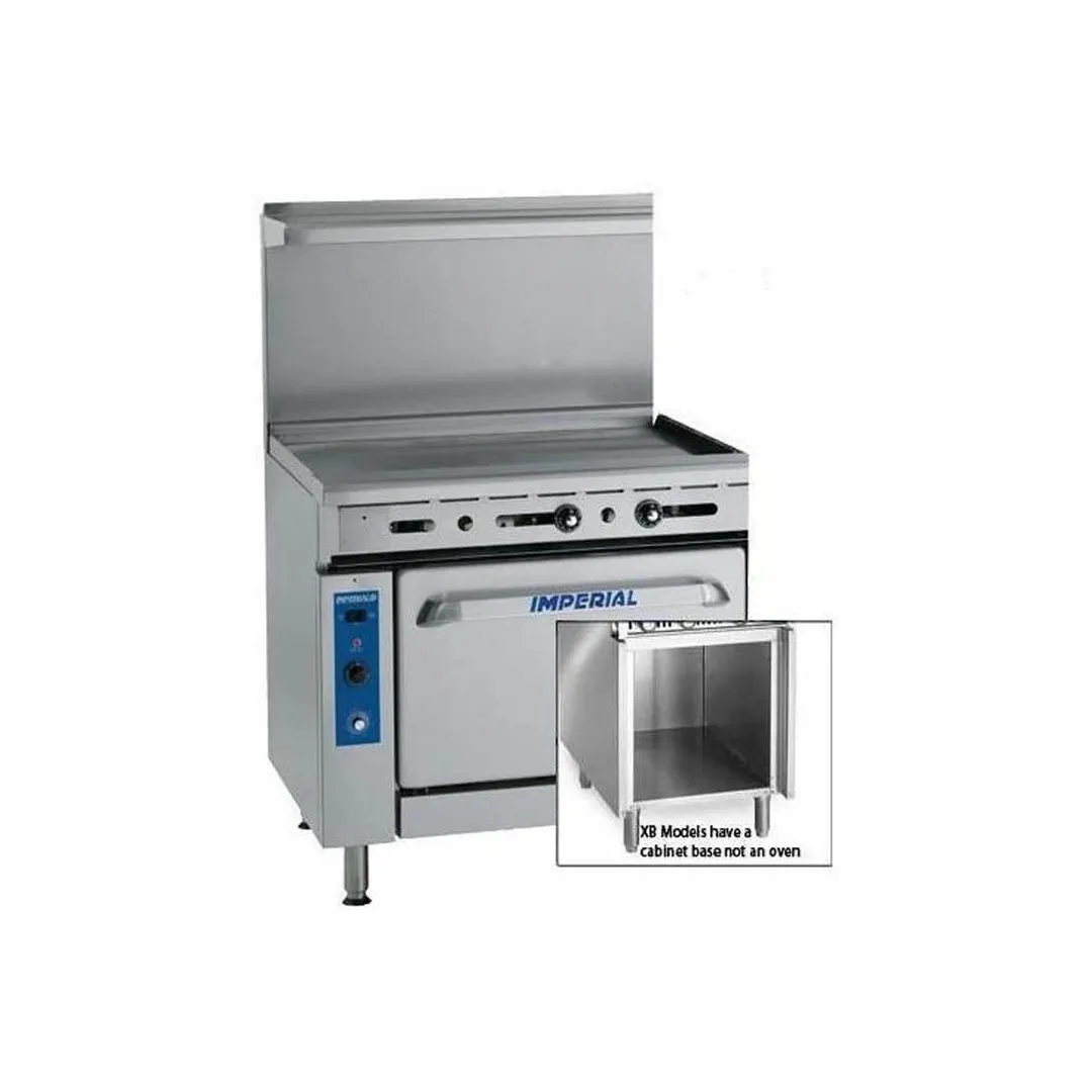 Imperial IR-G24-XB 24" Gas Restaurant Range w/ 24" Full Griddle, (1) Cabinet Base, 40.000 BTU