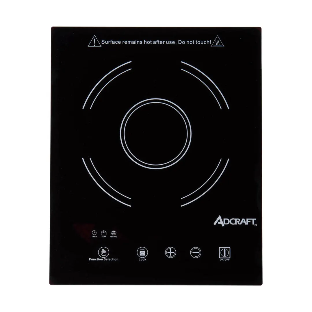 Adcraft IND-D120V Single-Burner Drop-In Induction Cooker w/ Ceramic Glass Surface