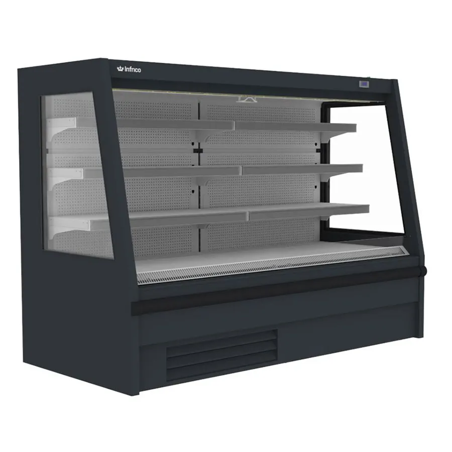 Infrico USA IAG-SML9PCM1 40" Low Profile Air Curtain Refrigerated Open Merchandiser, Self-Contained