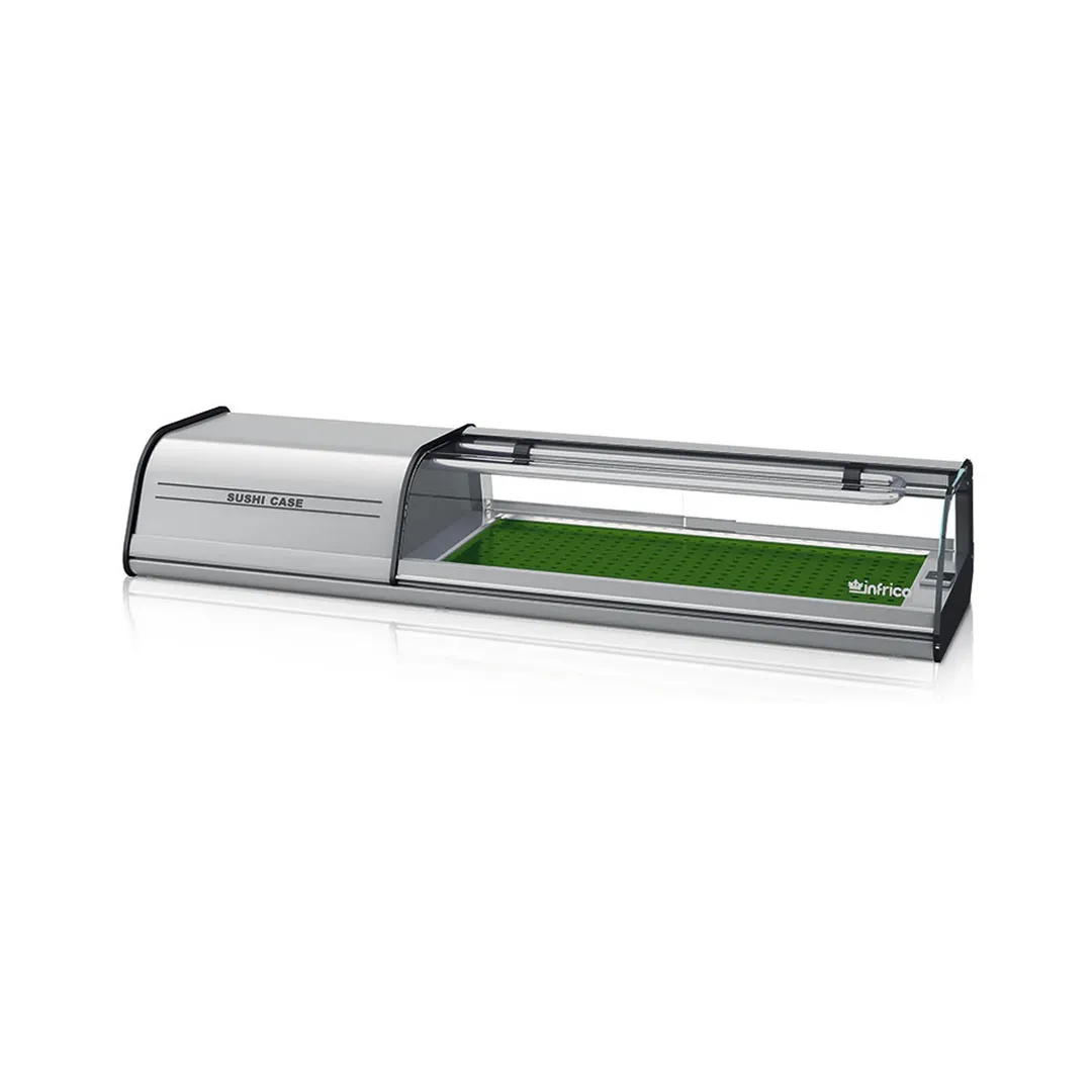 Infrico USA ICT-VSU50L 50" Countertop Refrigerated Sushi Display Case, Left Compressor