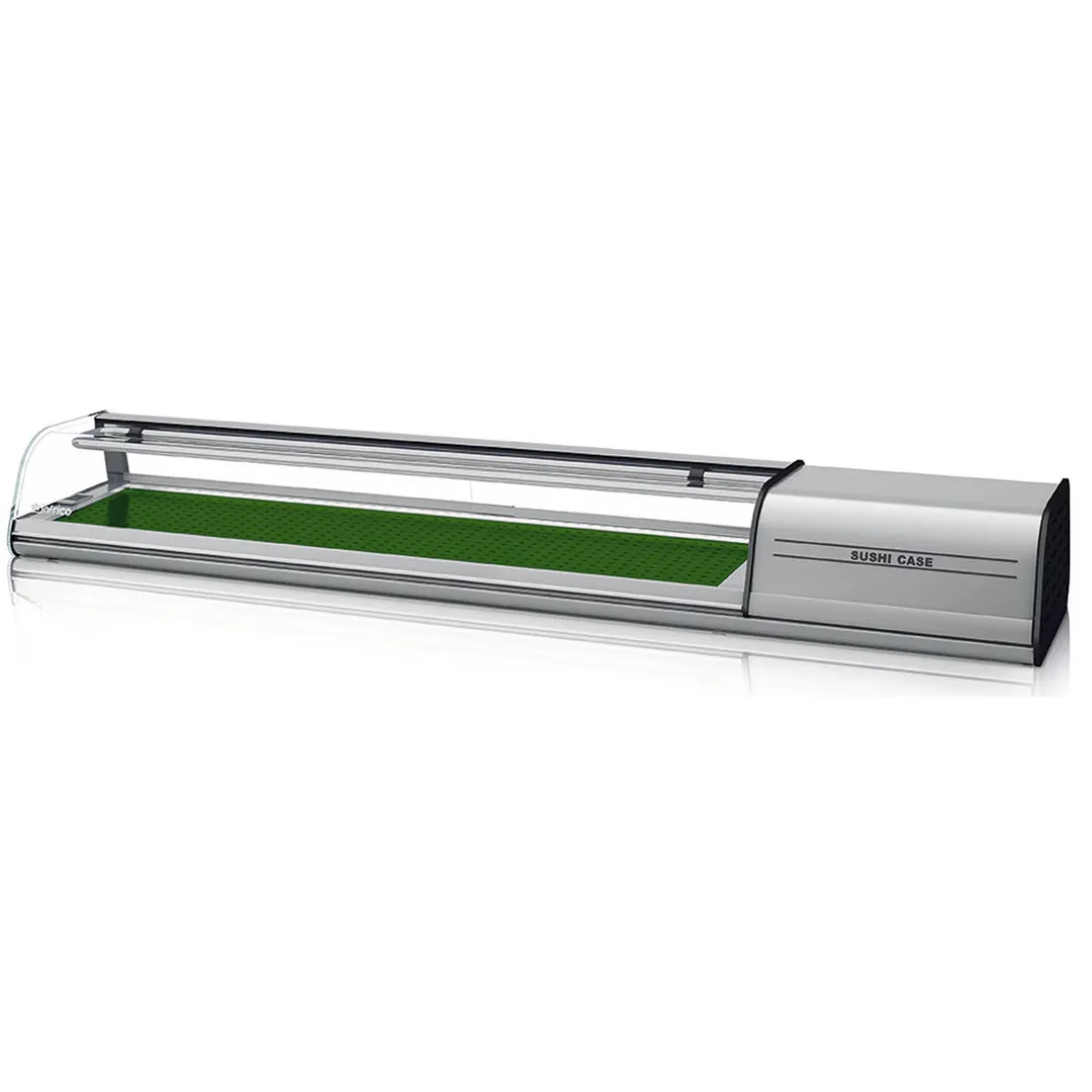 Infrico USA ICT-VSU77R 77" Countertop Refrigerated Sushi Display Case, Right Compressor