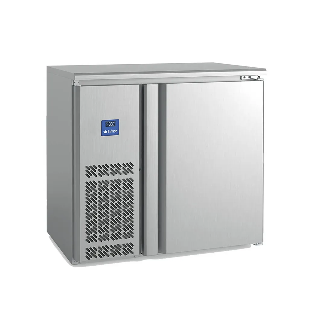 Infrico USA IMD-ERV36IISD 36" Refrigerated Back Bar Cabinet w/ 5.72 Cu Ft, 1 Solid Door, 1/5HP