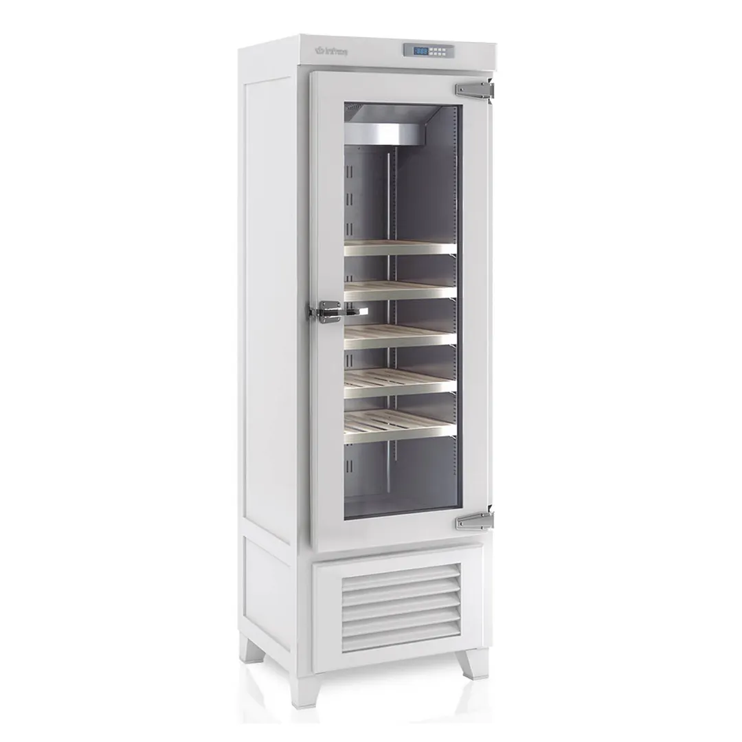 Infrico USA IMD-EVV23R1G 27" Glass Door Wine Refrigerator, Single Temperature, 9.35 cu. ft.