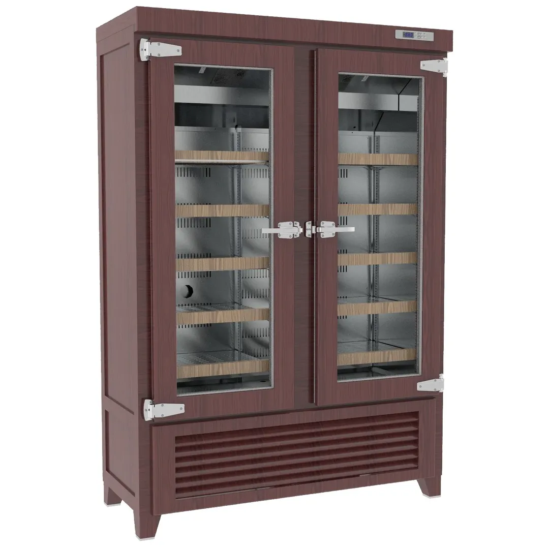 Infrico USA IMD-EVV49R2G 55" Glass Door Wine Refrigerator, Single Temperature, 22.6 cu. ft.