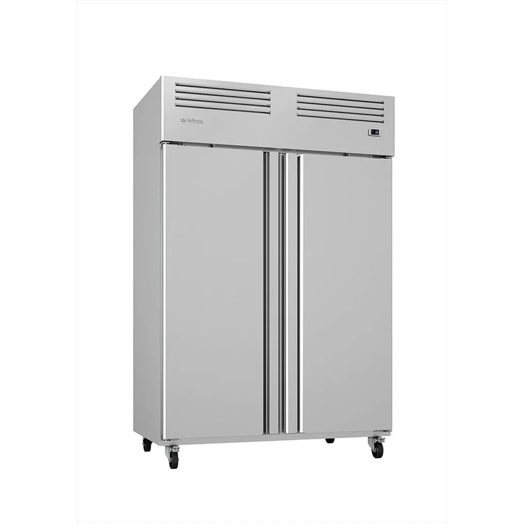 Infrico USA IRR-AGB49 54" 2-Section Reach-In Refrigerator w/ 2 Solid Doors, 49 cu. ft.