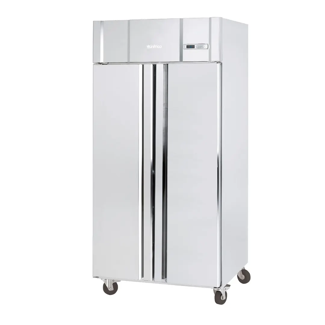 Infrico USA IRR-AGN602 38" 2-Section Reach-In Refrigerator w/ 2 Solid Doors, 27 cu. ft.